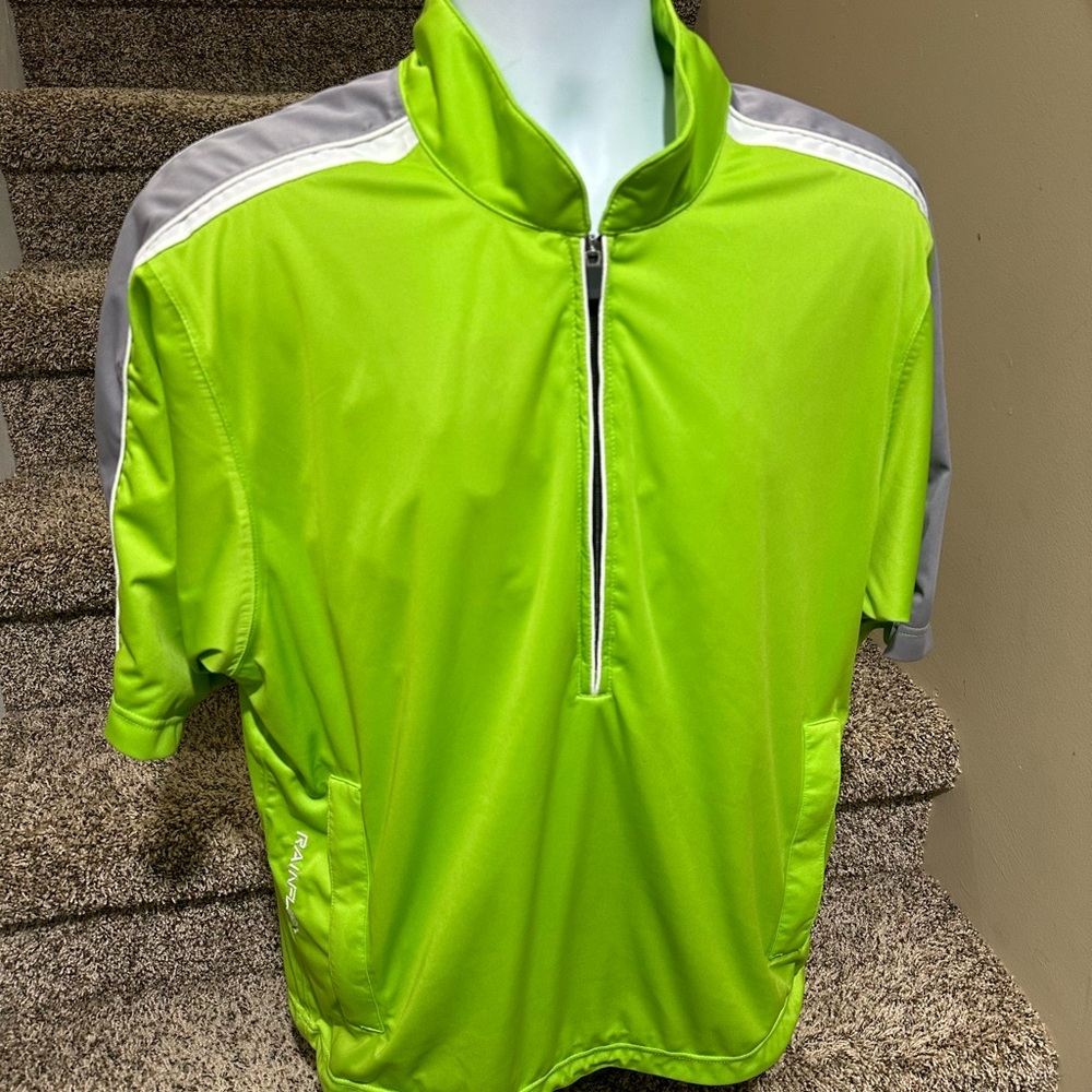*Sun Mountain Rainflex* waterproof s/s mens casual golf ⛳️ wind rain jacket - M